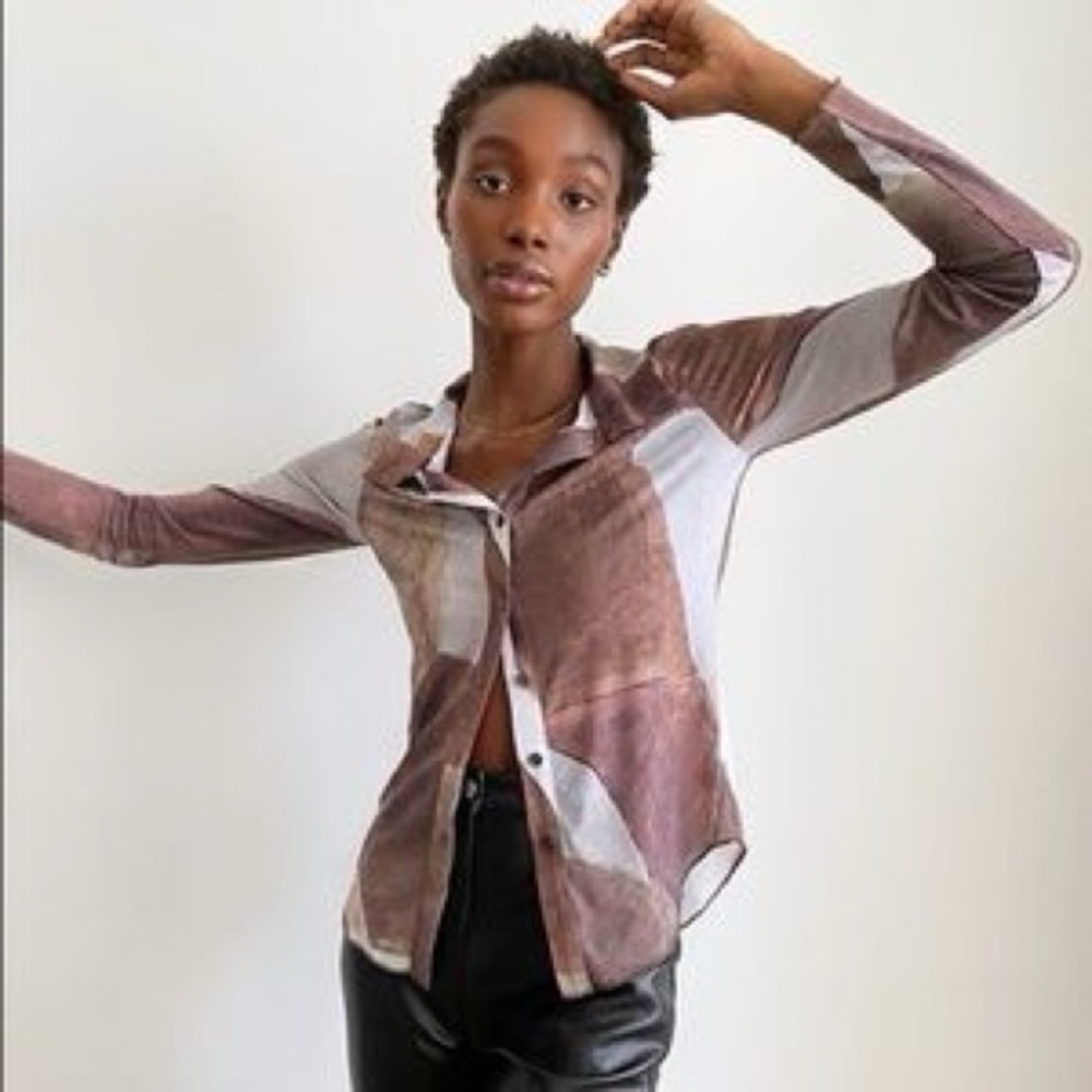 Aritzia Wilfred button up